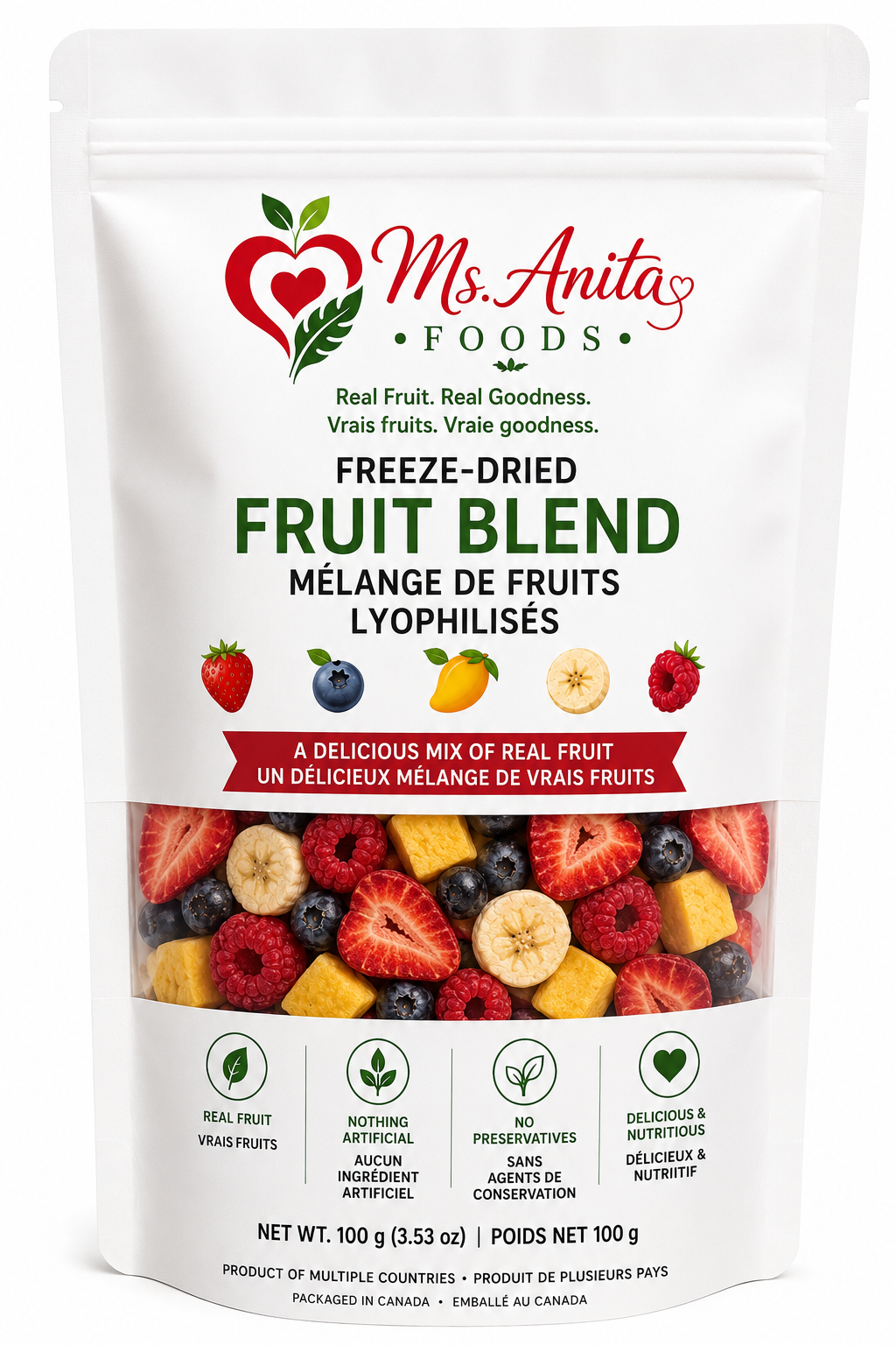 Freeze-Dried Fruit Blend