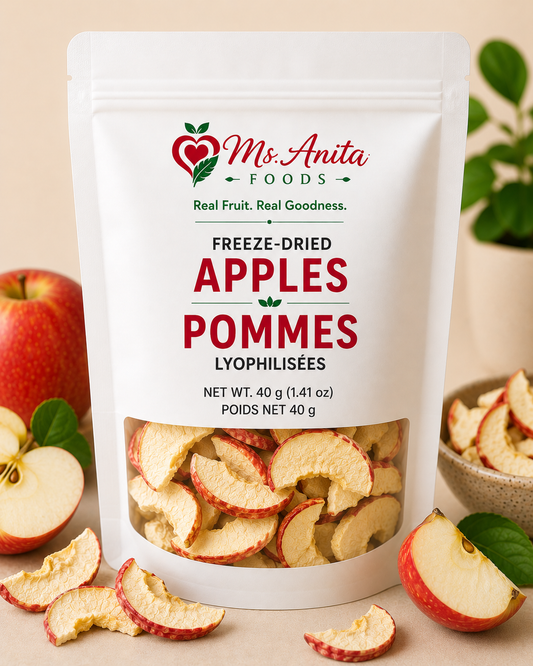 Freeze-Dried Apples | Pommes Lyophilisées | 40g