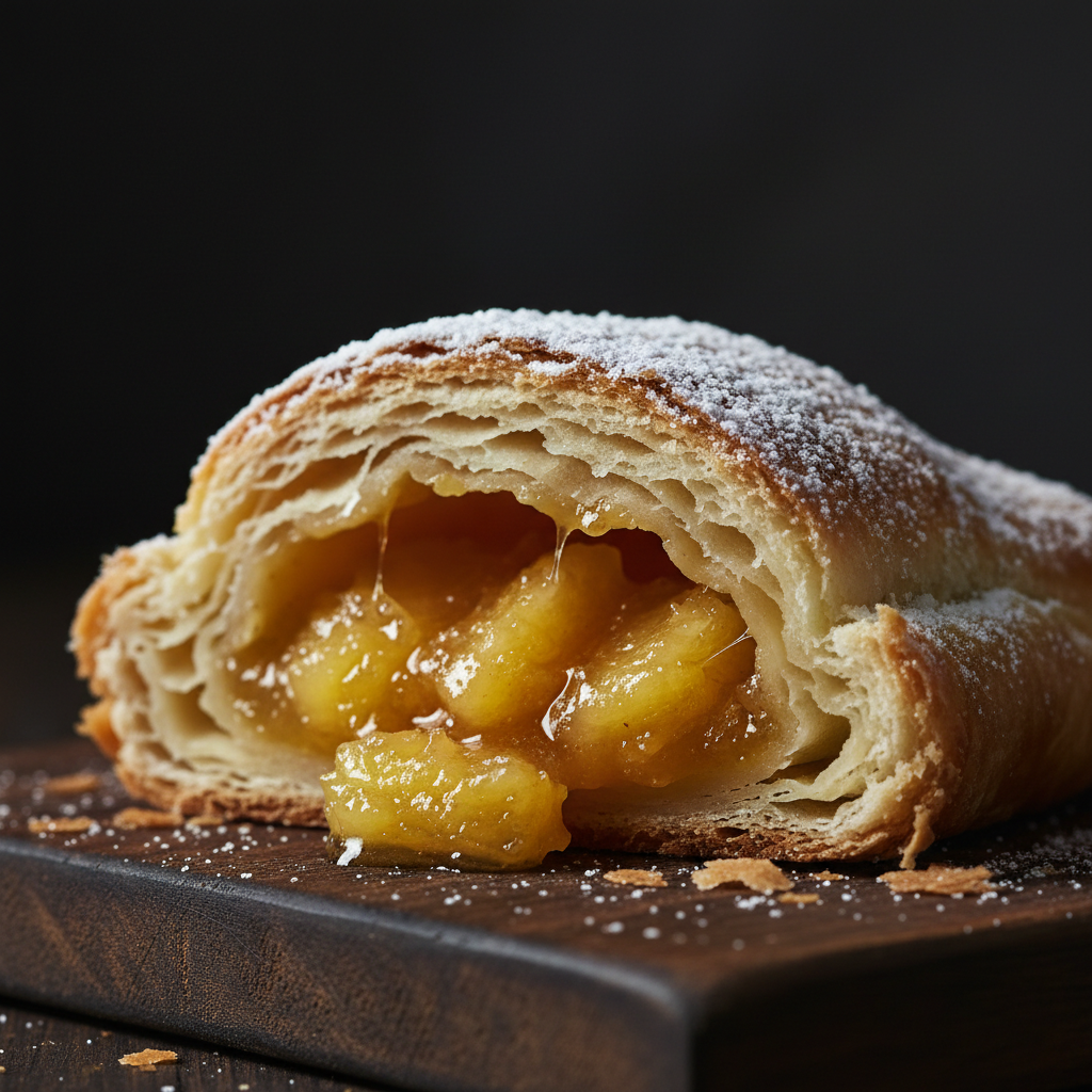 Pineapple Pastry Cut-Through - Moody